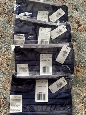 Express Navy Blue NWT  Reusable Face Mask Set of 4